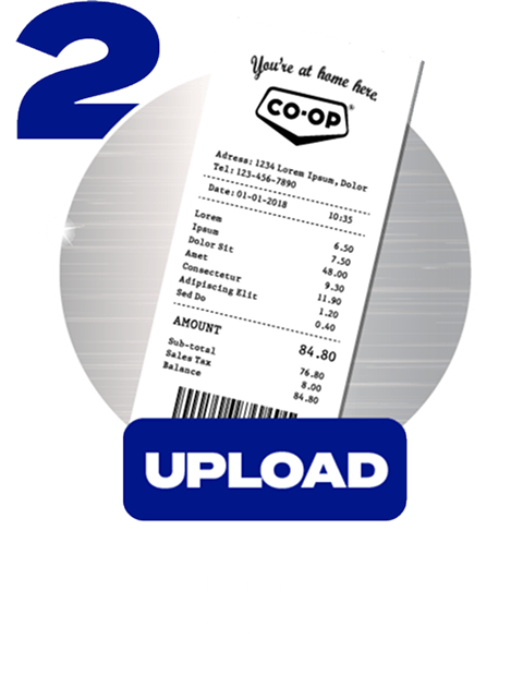 Step 2: Upload a picture of your receipt